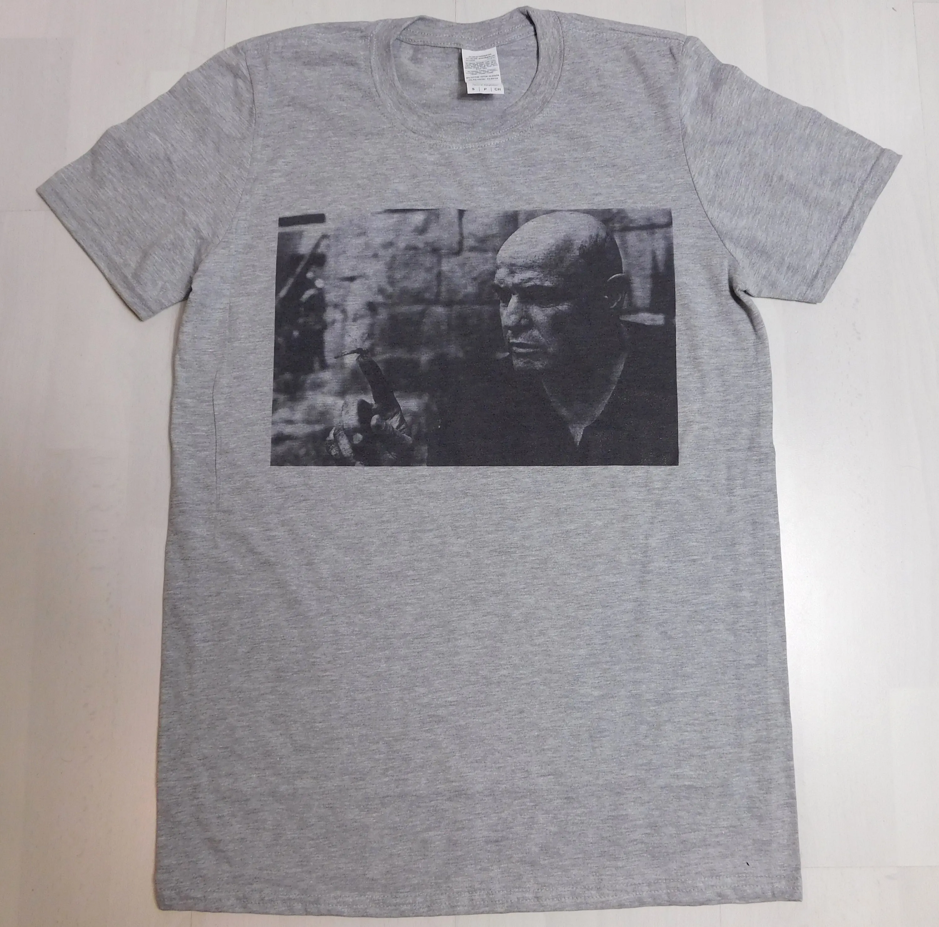 Marlon Brando Apocalypse Now Colonel Kurtz Grey T shirt sizes available S 3XL Personalisation upon request