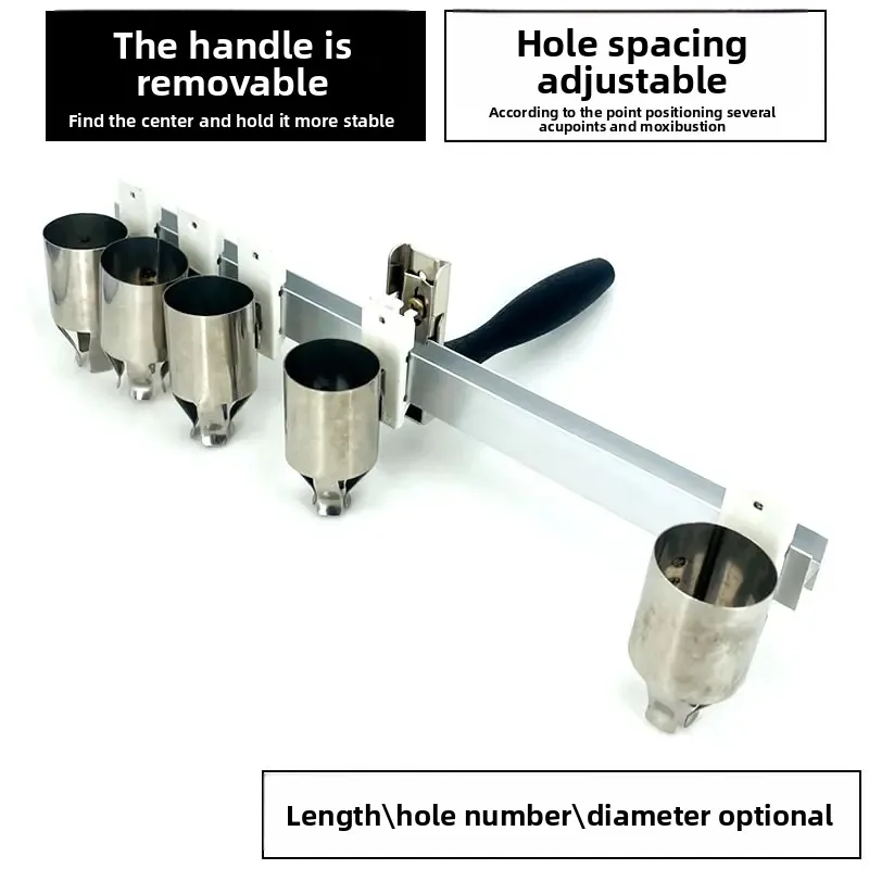 مشبك موكسا من الفولاذ المقاوم للصدأ مخصص 234567 برأس فتحة قابل للتعديل رف شريط الكى التنين #3