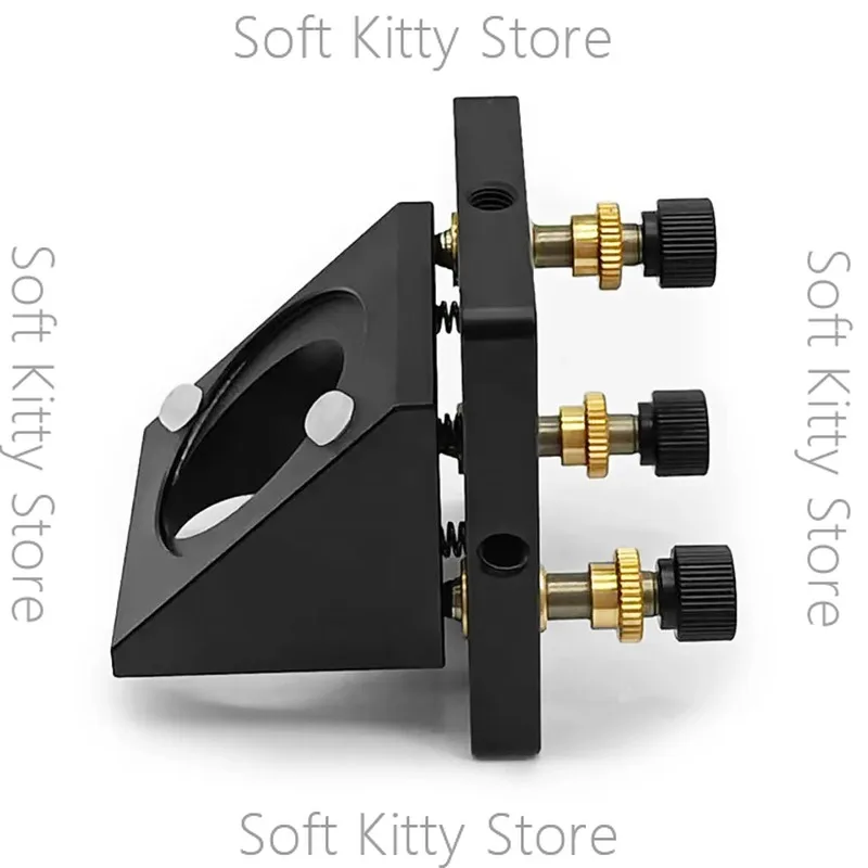 1pcs 45° Optical Mirror Mount Optical Path Conversion Adjustment Frame Circular Optical Element Laser Coupling TZJ70
