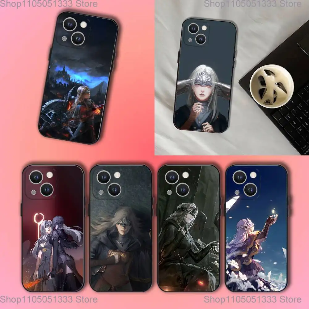 

F-Firekeeper Dark Soul 3 Phone Case For iPhone 17,16,15,14,13,12,11,Pro,XS,Max,XR,Plus,E,SE4,Mini Black Soft Cover