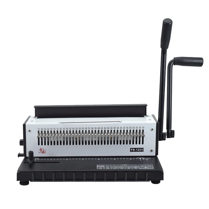 

Factory Wire Binding Machine TD-1231 Square Calendar Perfect Binding Tool