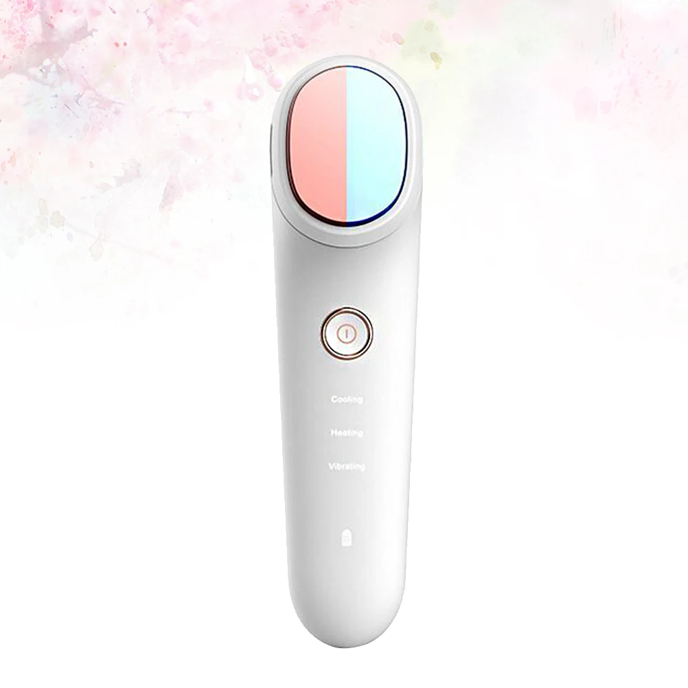 อุปกรณ์ความงามมัลติฟังก์ชั่นประคบร้อนเย็นเครื่องนวดหน้า USB ชาร์จ Skin Care อุปกรณ์ทําความสะอาดรูขุมขน Face