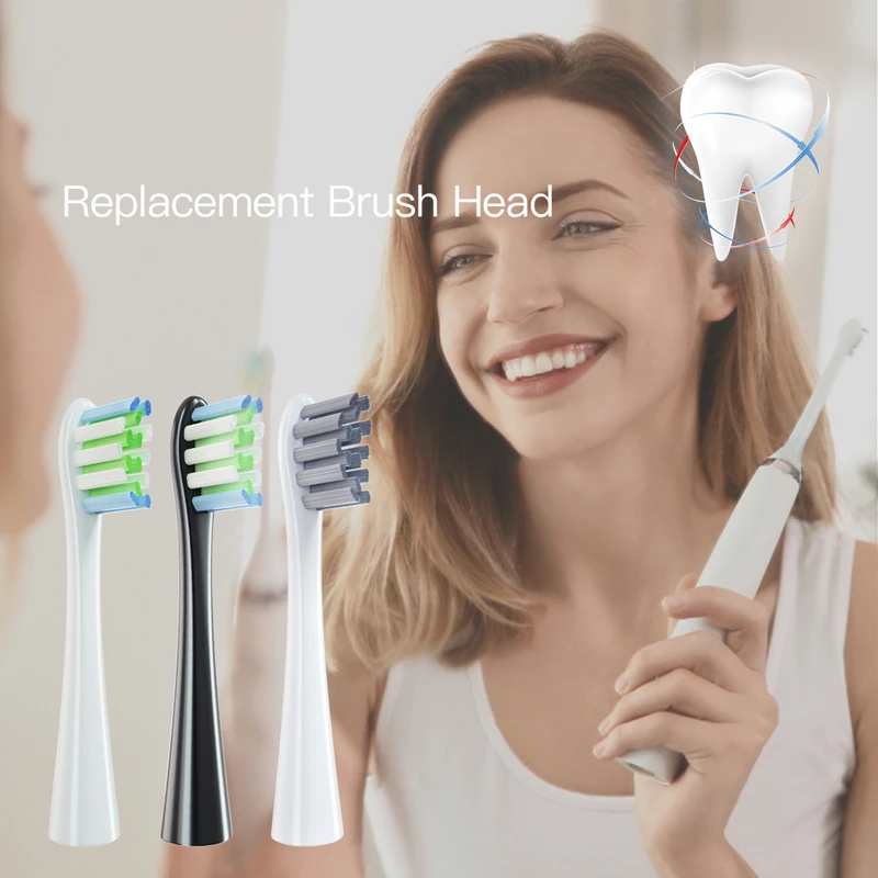 Oclean – têtes de brosse à dents électrique sonique pour adultes, 12 pièces, pour nettoyage sonique X/ X PRO/ Z1/ F1/ One/ Air 2 /SE, remplacement de brosse à dents chaude