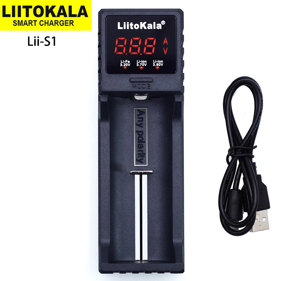 LiitoKala Lii-S8 Lii-M4 Lii-600 Lii-PD4 S1 18650 ładowarka wyświetlacz LCD uniwersalna inteligentna ładowarka do 26650 18650 21700 18500 AA AAA