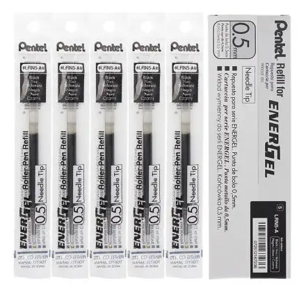 Japan Limited Pentel BLN75 randig infällbar gelpenna 0,5 mm slät gelpenna kulspetspenna för skola, kontorsmaterial 10 best sales pentelpenna - №10