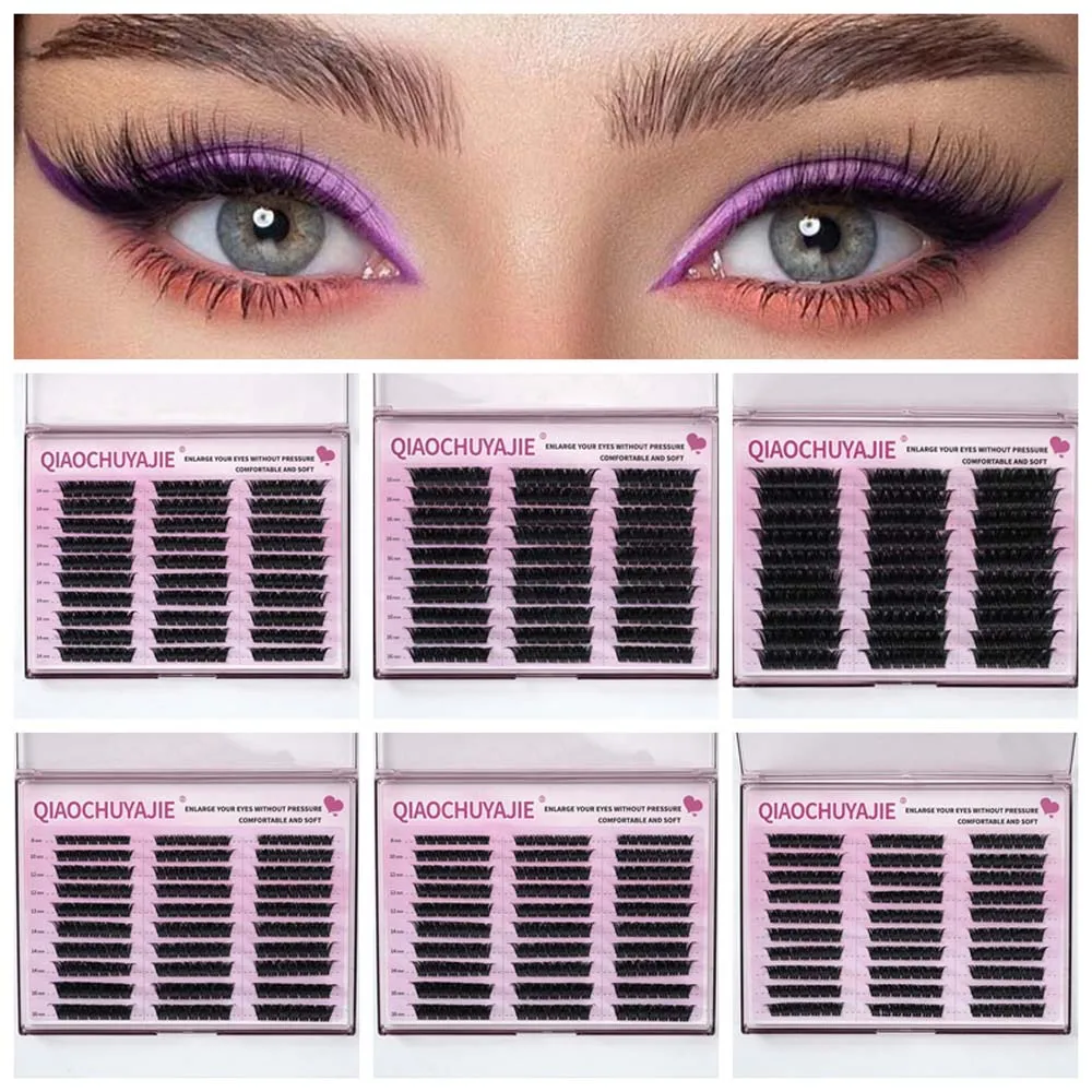 

Eyelashes Extensions L Curl False Eyelashes Segmented DIY Individual Cluster Eyelashes Reusable Natural