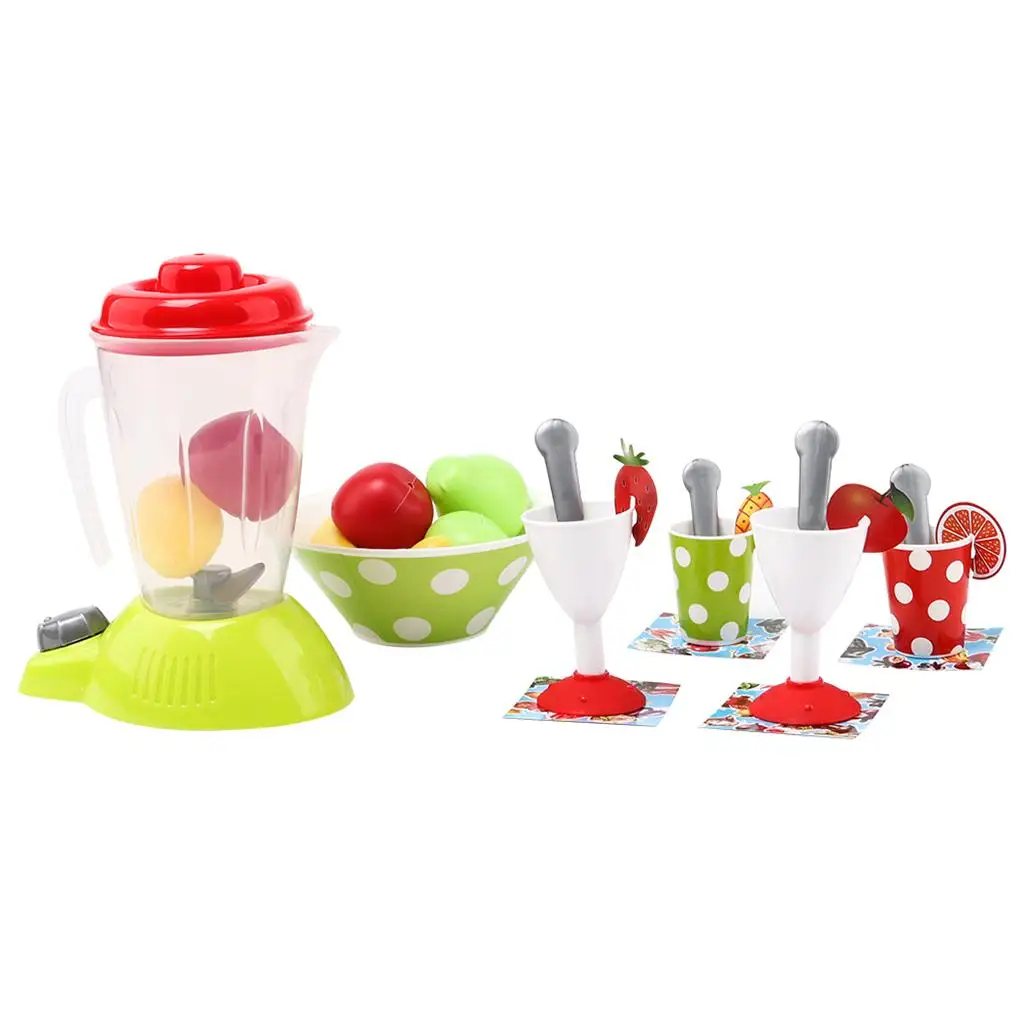 Kitchen Appliance Toy Juicer Set (27pcs) for Kids Pretend Play