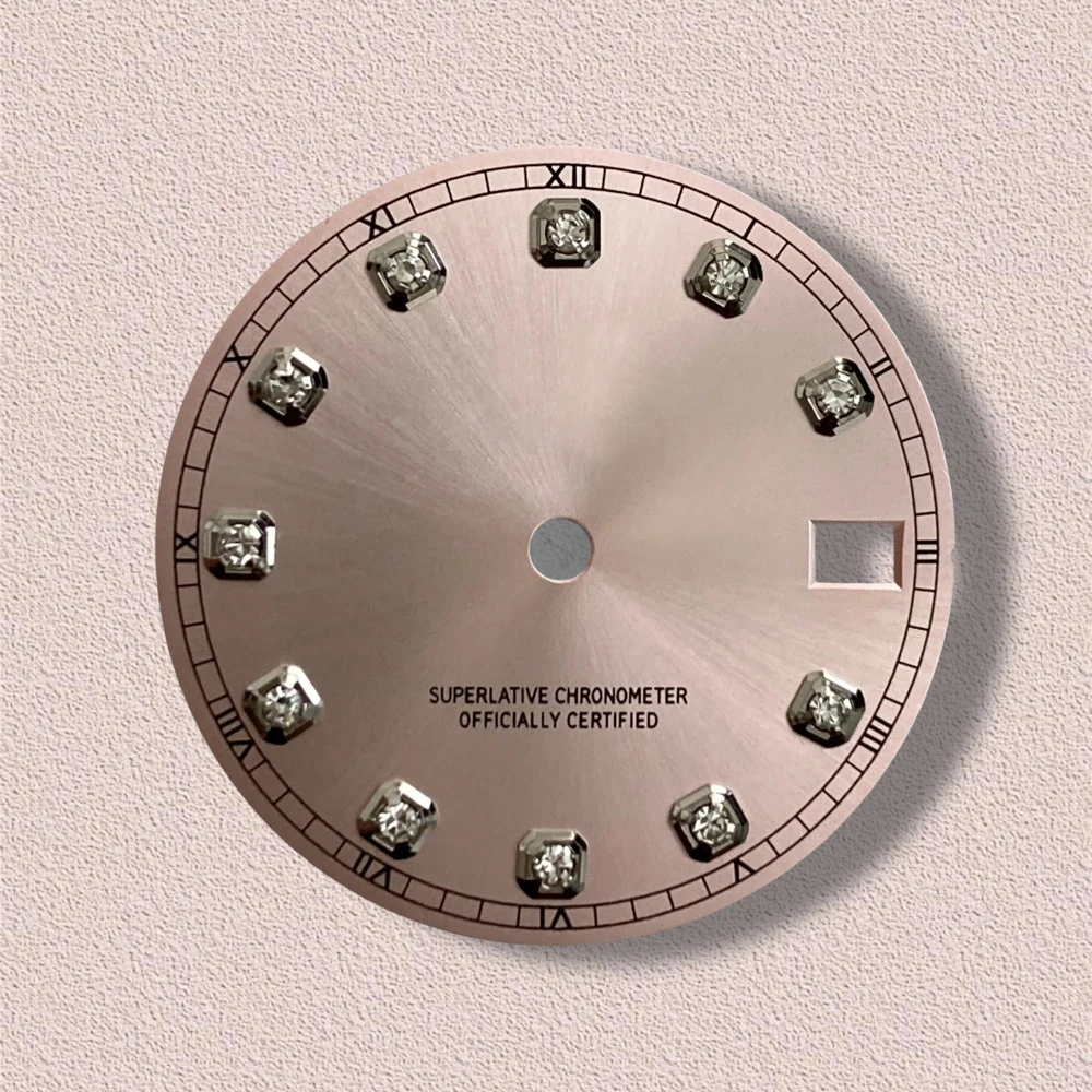 Quadrante NH35 con logo S da 28,5 mm adatto per accessori per la modifica dell'orologio con movimento NH35/NH36 Accessori NH35 di alta qualità ﻿