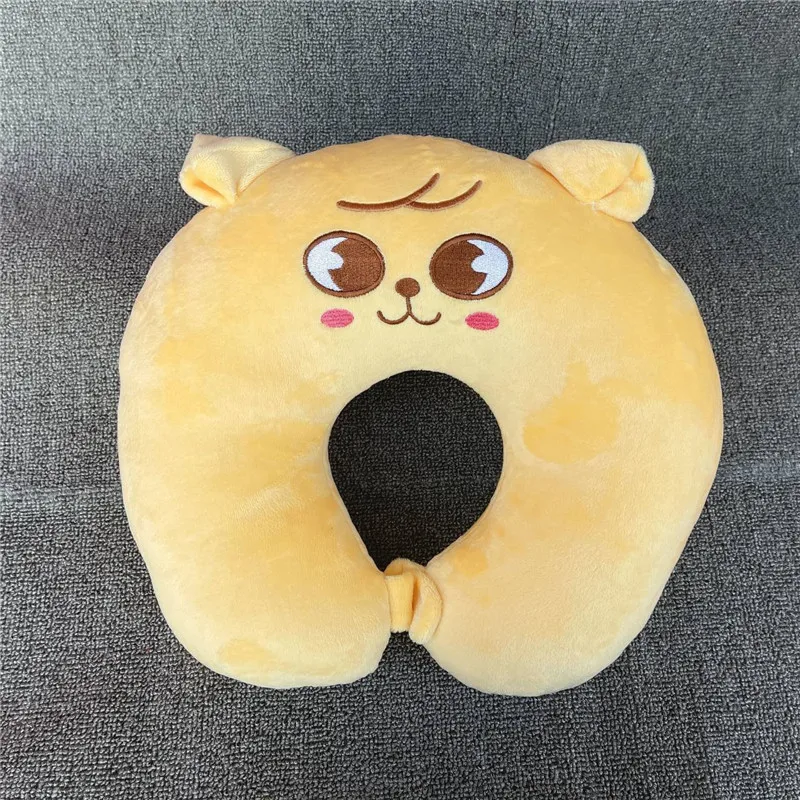 Kpop Cartoon Pilot for 5 STAR Cotton U Shape Sleeping Pillow, Butter Figure, Home Display, 32cm, GérGifts Collection, New