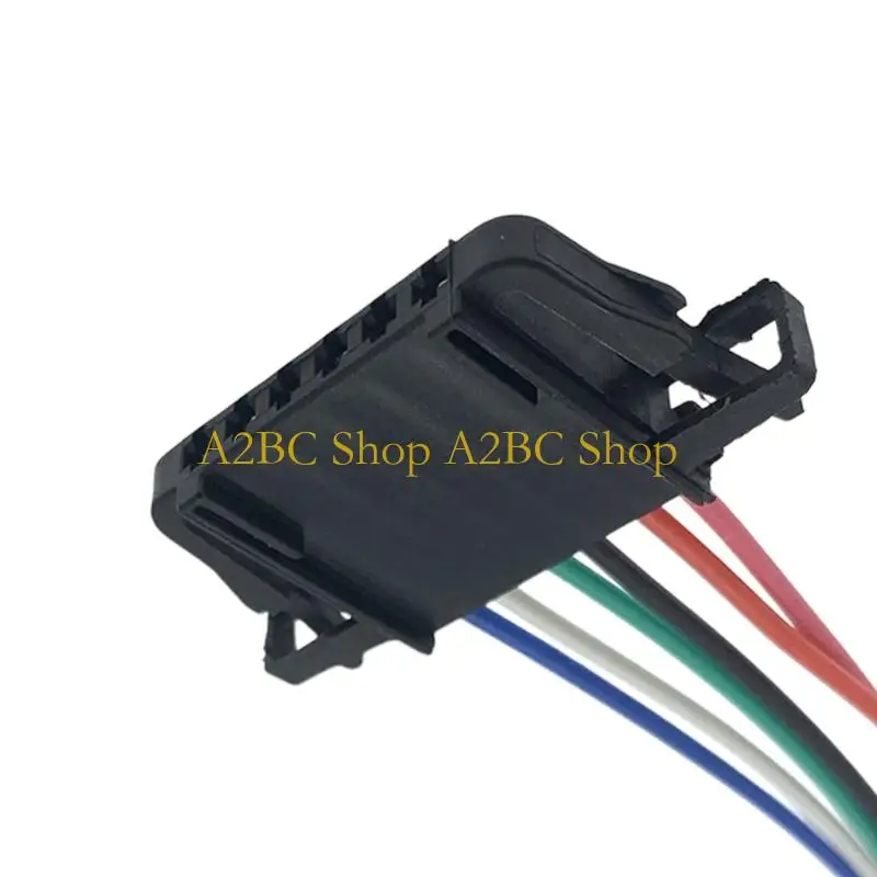 A2BC Plastic Throttle Pedal Plug Socket 6 Position Connector for Automobile 3B0972706