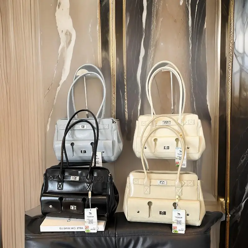 

Trendy Vintage Messenger Bag Women Crossbody Clutch Leather Casual Commuter Minimalist Luxury Unique Paris Design