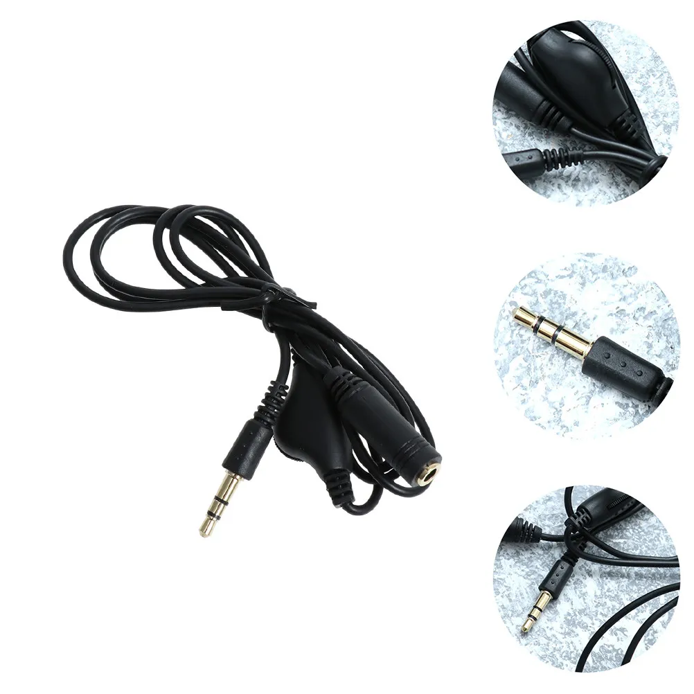 1M 3.5mm Audio Extension Cable Male to Female High-Conductivity Copper Core for Laptop, Phone, Speaker