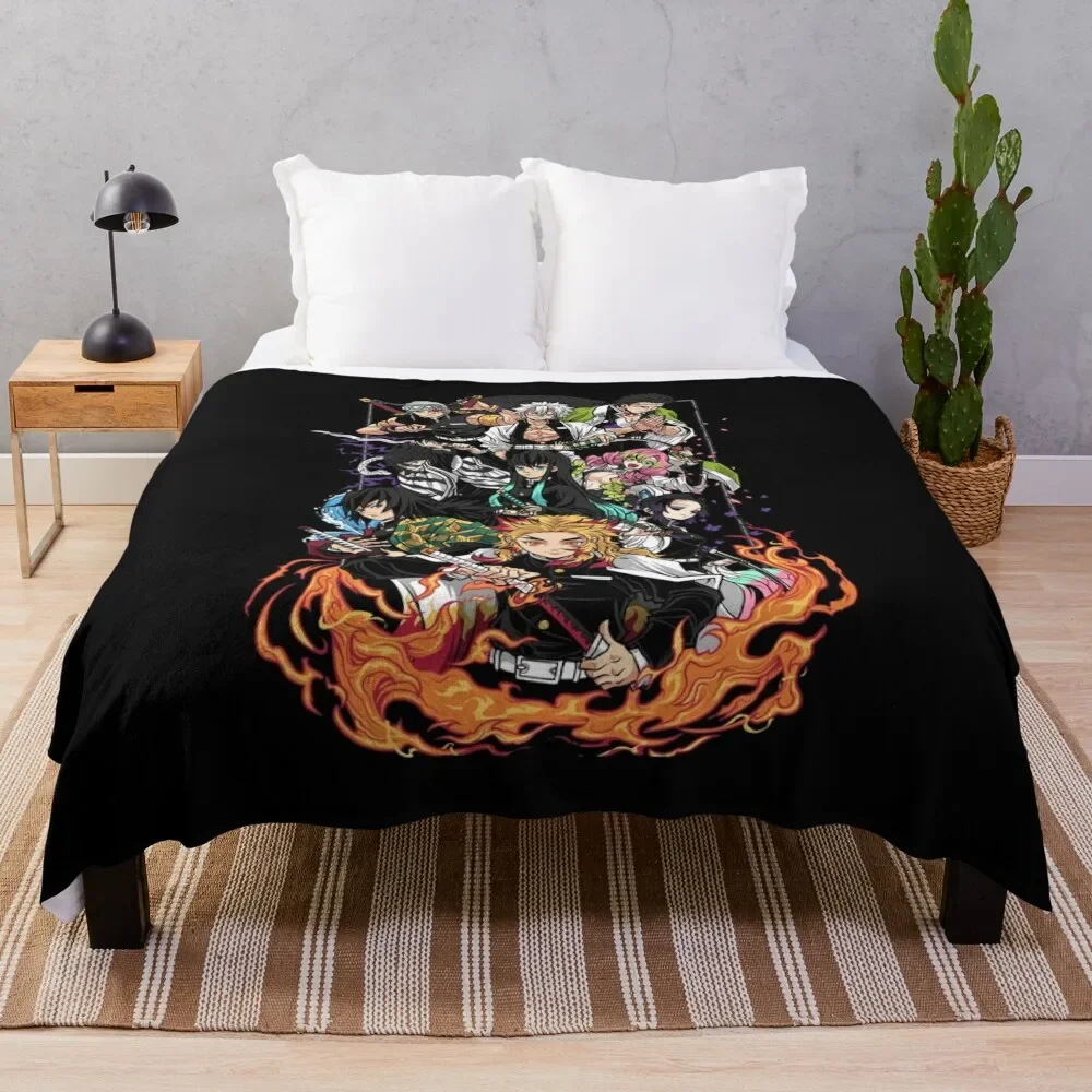 

Hashira Demon Slayer T-Shirts Gift For Fans, For Men and Women Throw Blanket christmas gifts Designers Bed linens Blankets