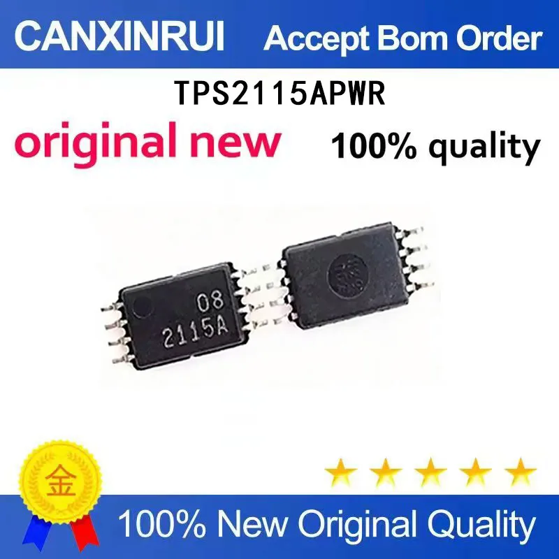 

（5-100 pieces）Brand new original TPS2115APWR package TSSOP-8 power switch chip silk screened 2115A chip