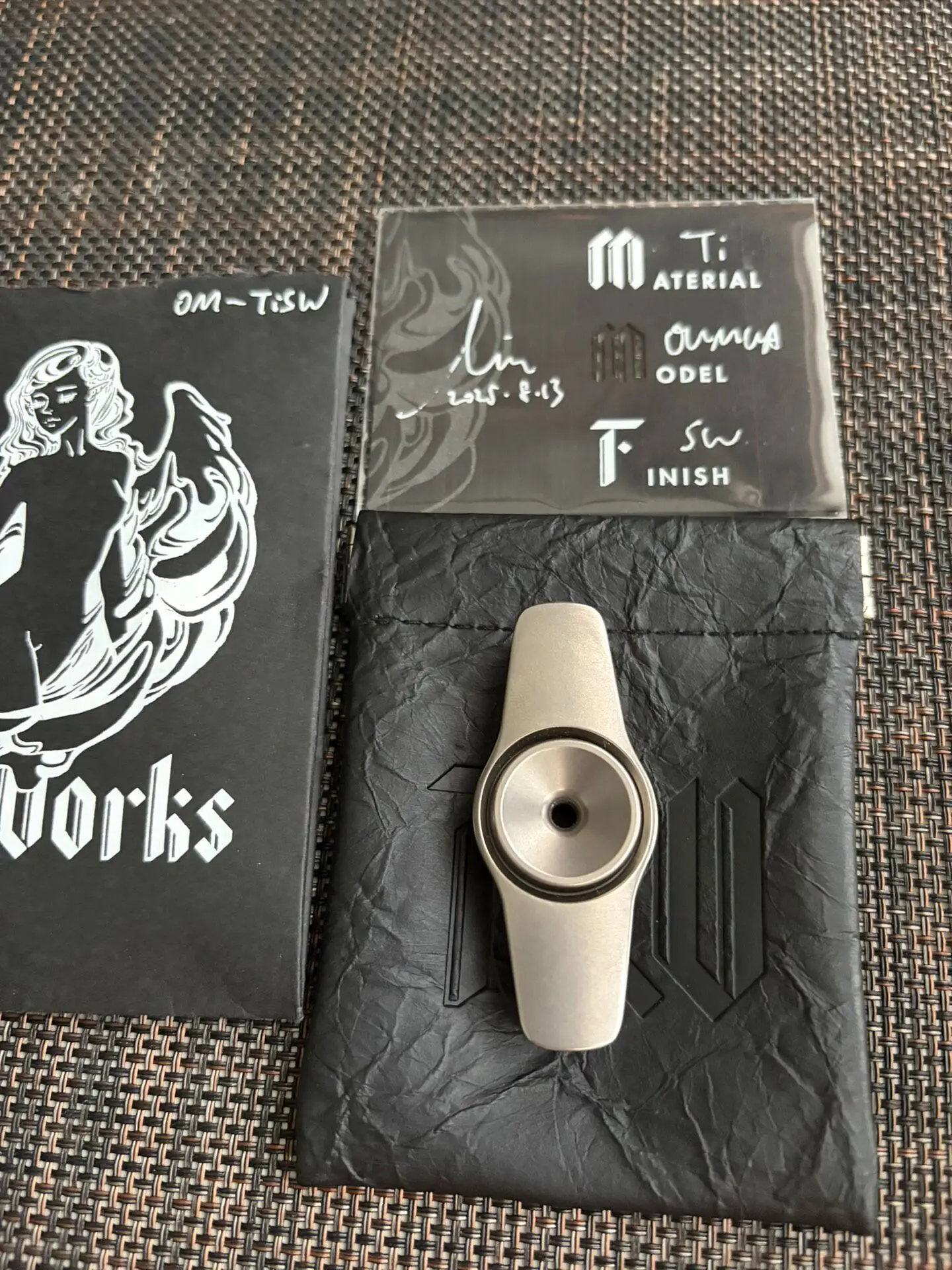 Fairy Works Fw Edc Lawyer Lin Lixing, Ao Mo, Fingertip Gyro Decompression Toy