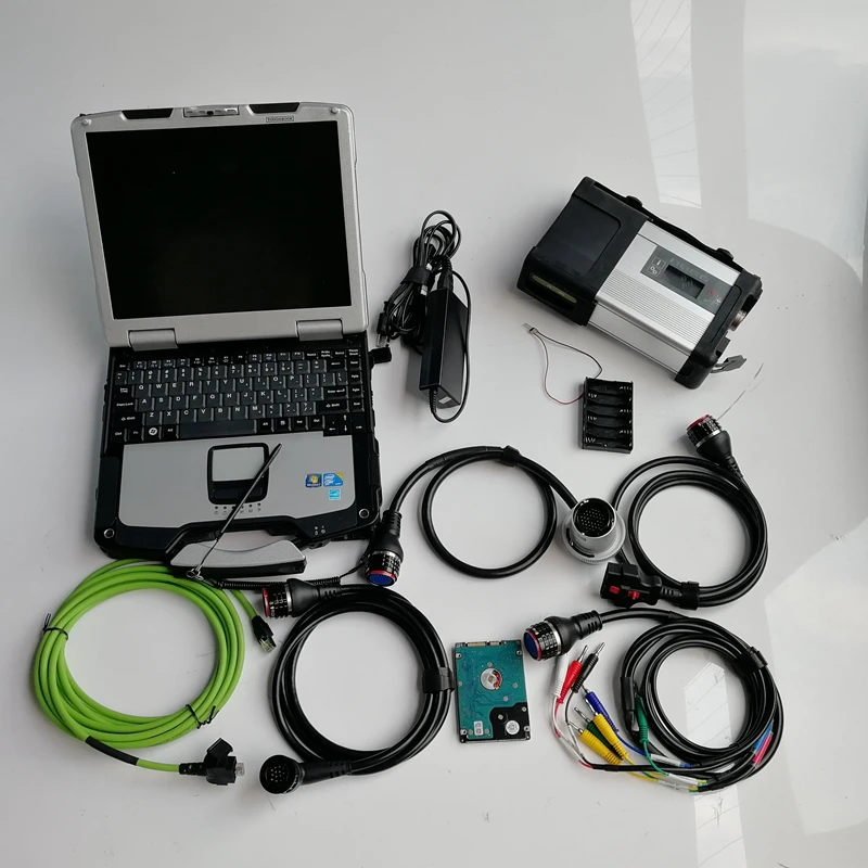 

MB Star C5 SD Compact 5 V09.2023 Новейшее программное обеспечение SSD для ноутбука CF31 I5 4G для Mercedes Smart Cars Trucks Auto Diagnose Tool