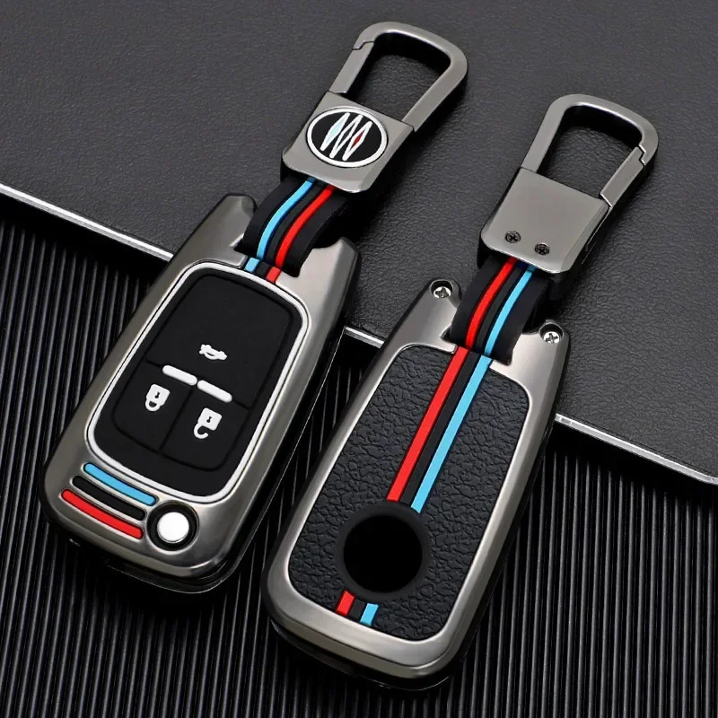 Car Key Case Cover Fob Shell for Chevrolet Chevy GMC Buick Encore Terrain Malibu Camaro Cruze Impala Equinox Volt Spark Sonic