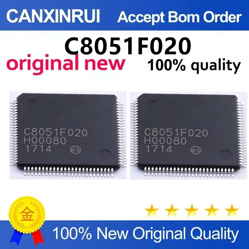 （5pcs-10pcs）Brand new original patch C8051F020-GQR 64KB ISP flash microcontroller TQFP-100