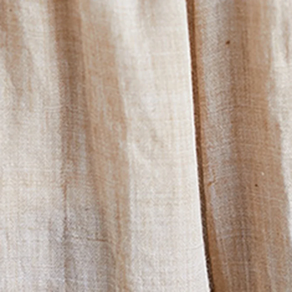 Elastic Loose Pants Cotton Linen Pants Pants Length 85cm Pants Length 95cm Slight Elastic Casual Wear For Women