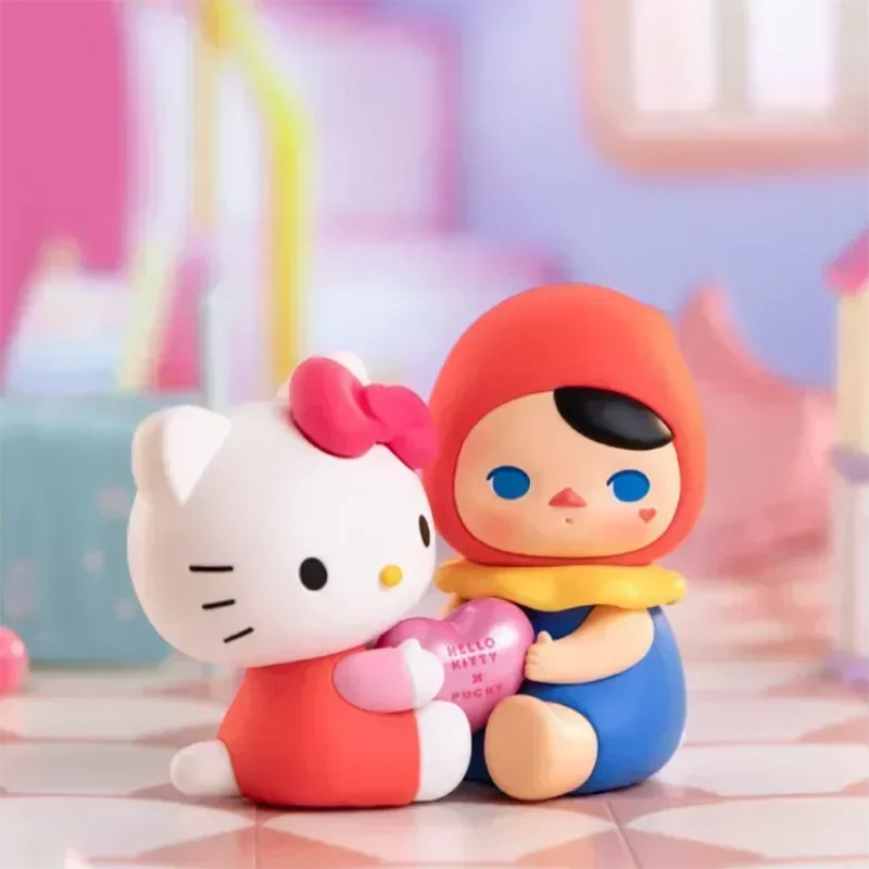 POP MART PUCKY X サンリオキャラクターズ シリーズ ブラインドボックス おもちゃ かわいいアニメアクションフィギュア サプライズミステリーボックス ドール 女の子へのプレゼント