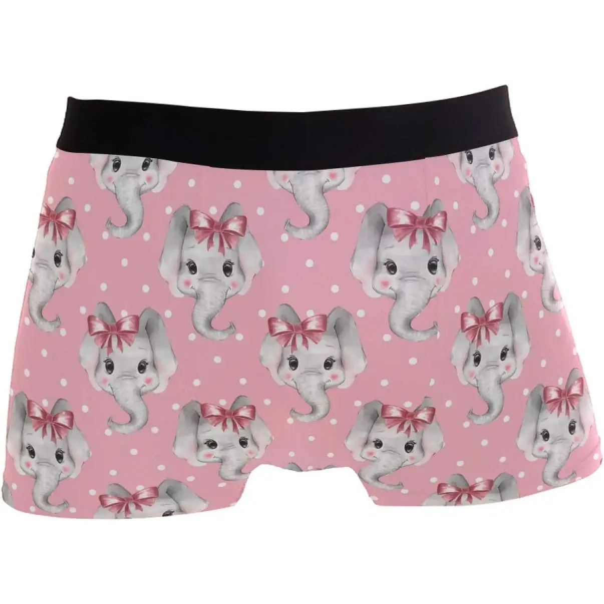 

Elephant Mens Boxer Briefs Underwear Breathable Stretch Boxer Trunk with Pouch S-XXL Underwear with Moisture-Wicking Fabric
