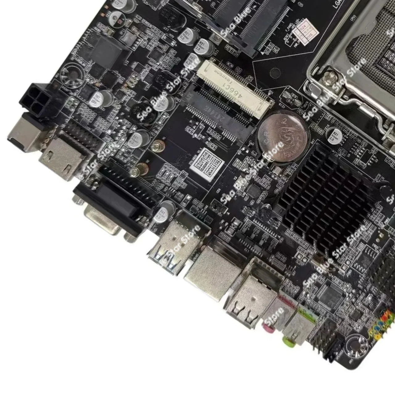 ITX-H81D V1.1 Mini ITX industrial control main board 17 * 17 DDR3 1150 pins CPU HDMI LVDS used disassembly main board