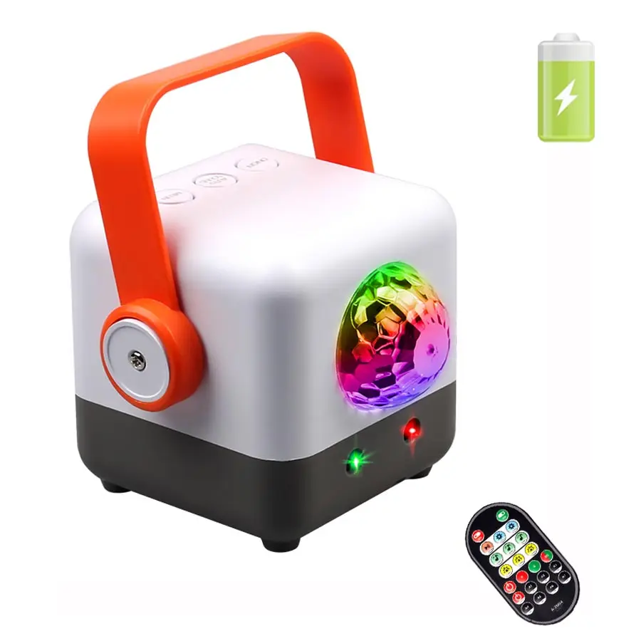 R16 Rechargeable 2IN1 Laser Projector 60 Patterns Magic Ball RGB LED DJ Disco Light Party Dance Shop Birthday Stage Lighting