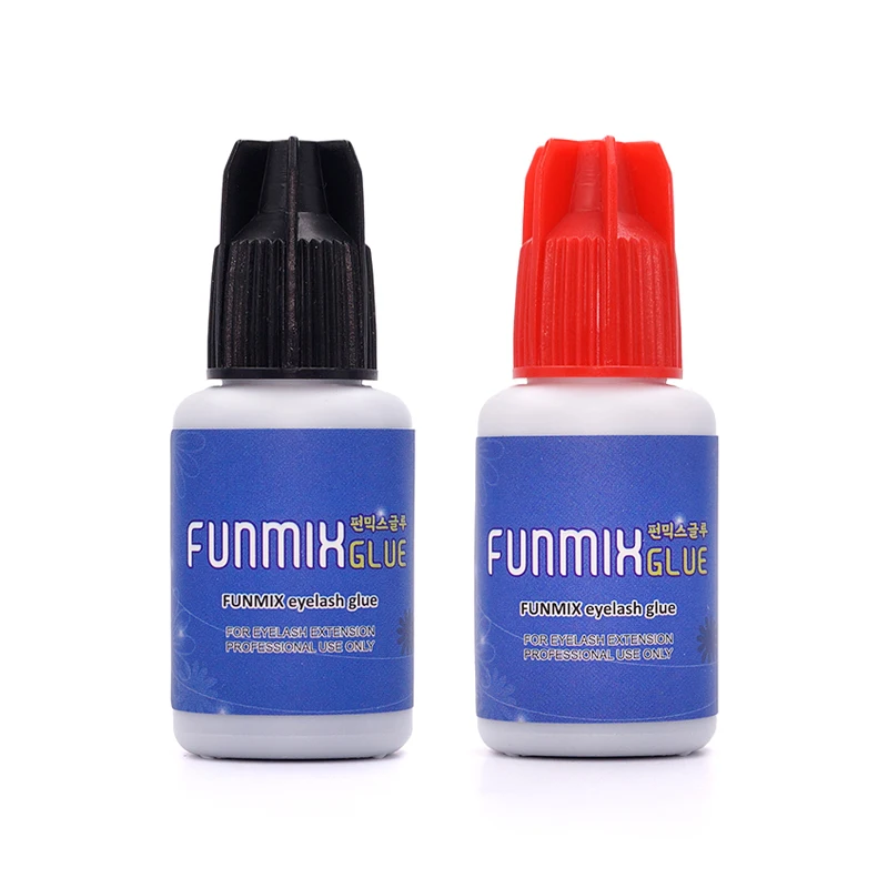 1pcs Funmix 5ml False Eyelash Extension Glue 1s Fast Dry Strong Lashes Adhesive Low Smell No Irritation Eyelash Glue Makeup Tool