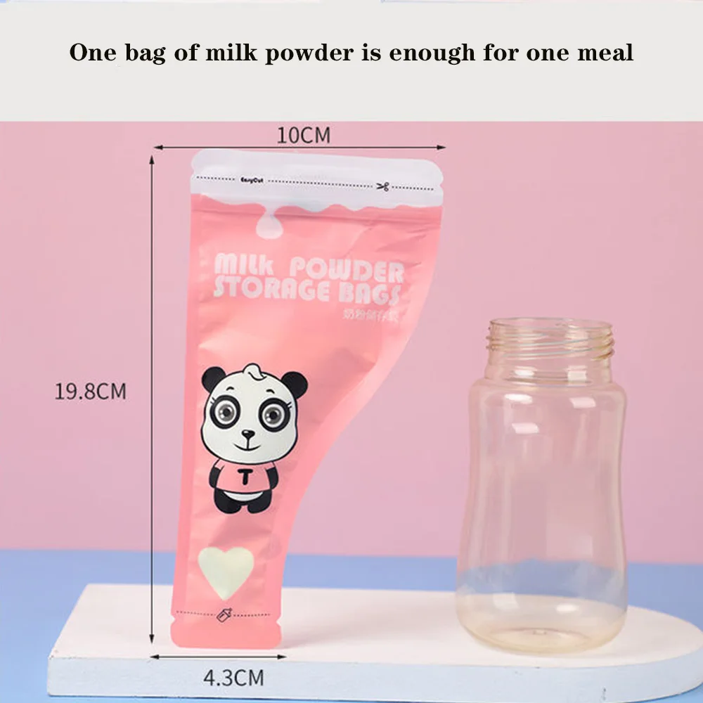Baby Formula Dispenser 50g, Storage Bags Christmas Portable Travel Milk Powder Formula Container Candy Fruit Snack Storage