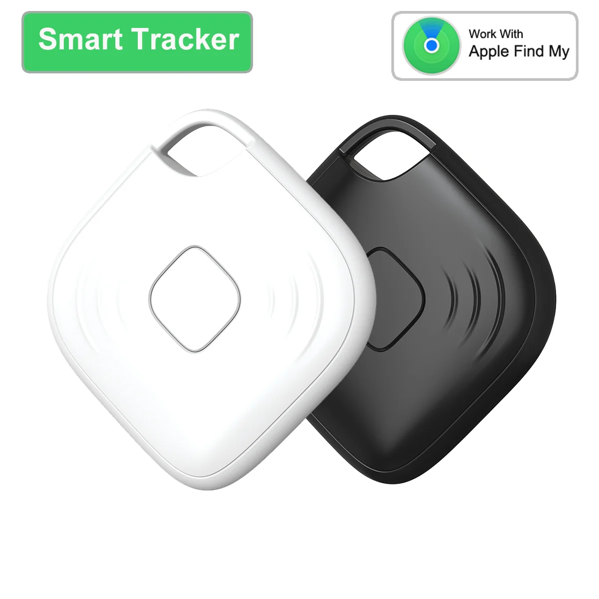 เครื่องติดตาม GPS ขนาดเล็ก สำหรับระบบ Apple iOS ใช้กับแอป Find My ค้นหากระเป๋าเงิน กุญแจ จักรยาน กระเป๋า ป้องกันการสูญหาย ตัวระบุตำแหน่งอัจฉริยะด้วยบลูทูธ