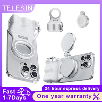 TELESIN Magnetic Phone Camera Shoot Hand Grip Phone Holder Shooting Aid Remote Control Handle for Iphone HUAWEI SAMSUNG Phone