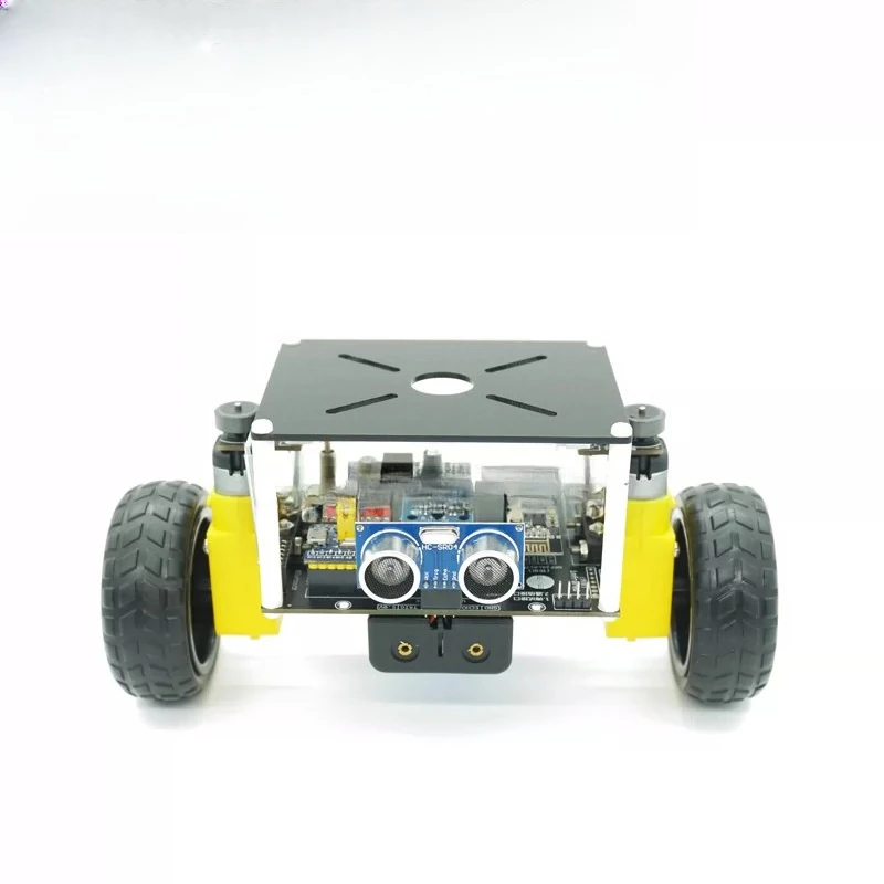 STM32 intelligent two-wheeled two-wheeled self-balancing trolley, Bluetooth remote control obstacle avoidance