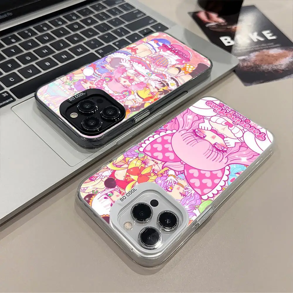 Tororintime Mobile Phone Case For Iphone 16 15 14 13 12 11 X Xr Xs 8 7 Pro Max Plus Color Silvery Cellphones Smartphone Cover