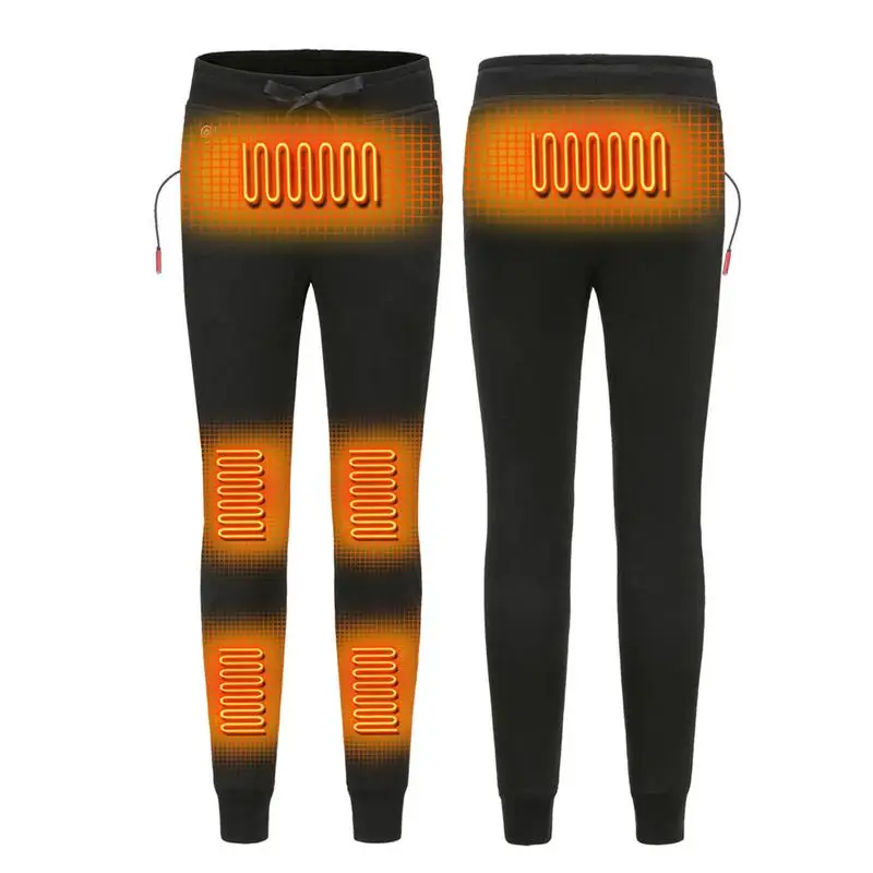 Winter Outdoor Sports Warm Pants Usb Charging Leggings There Are 6 Hot Spots Carbon Fiber Heating Three Temperature Controls