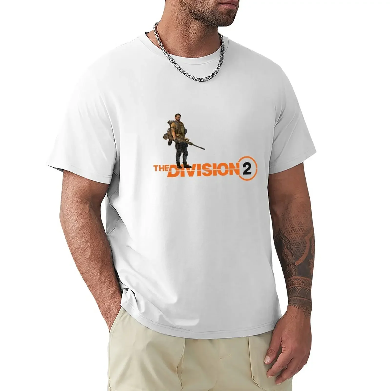 

Tom Clancy's The Division 2 T-Shirt summer top Tee shirt clothes for men