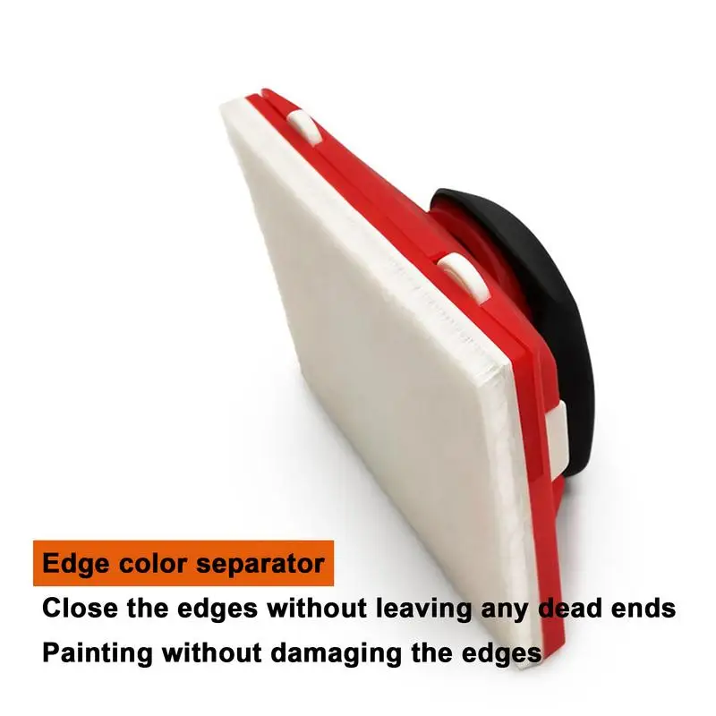 Portable Cutting In Home Interior Edges Ceiling Corner Plastic Wheels Paint Edger Wall With Pad Rotatable Handle Nylon Bristles