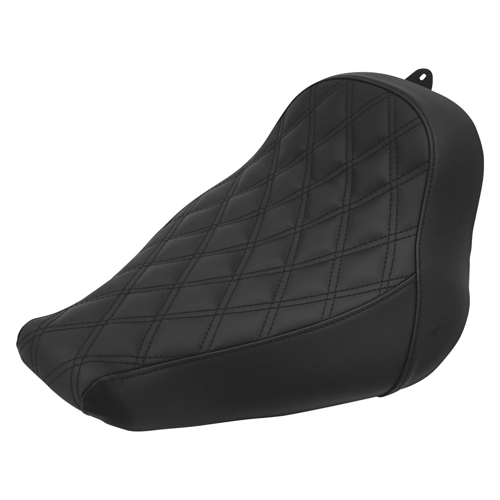 High Quality Black Front Solo Rider Seat Fit For Harley FXBR Breakout FLFB Fat Boy Softail 18-25 Daily Riding Replacement Saddle