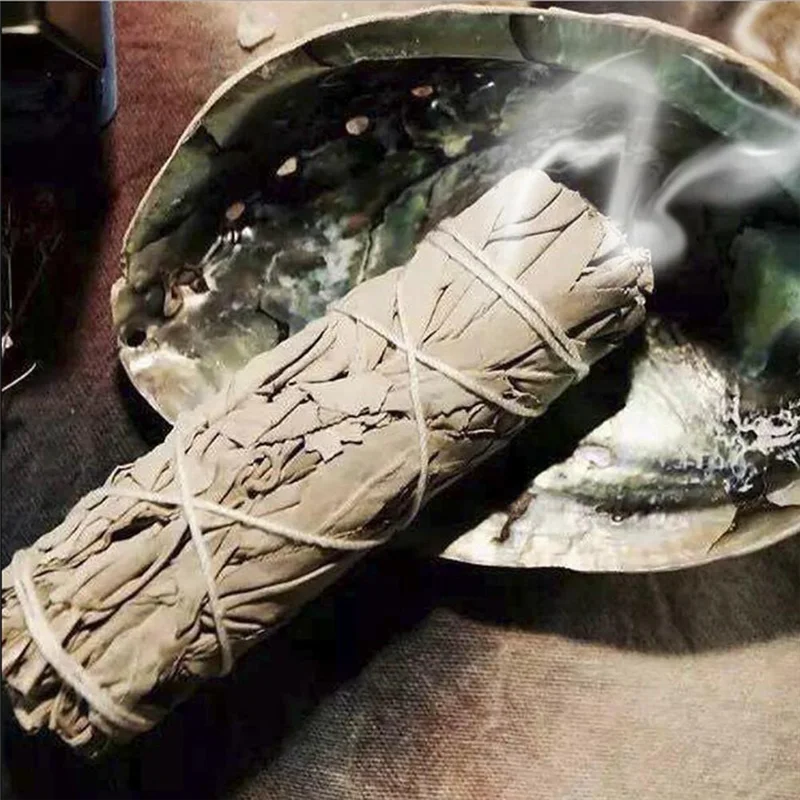 HGFLE-Incense – bâtons de sauge blanche, bâtons de taches, Purification de la maison, bâtons d'encens spirituels, méditation, nettoyage énergétique Portable