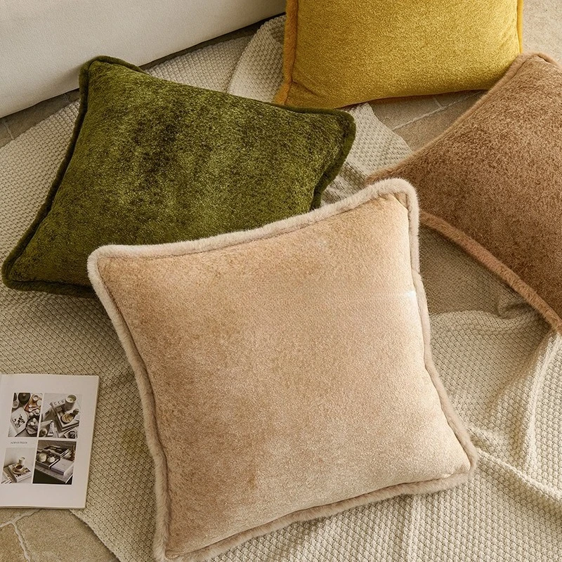

60x60CM Large Size Throw Pillow Cover Modern Simple Waist Cushion Cover Decor Home Decorative Pillowcase 2026 New