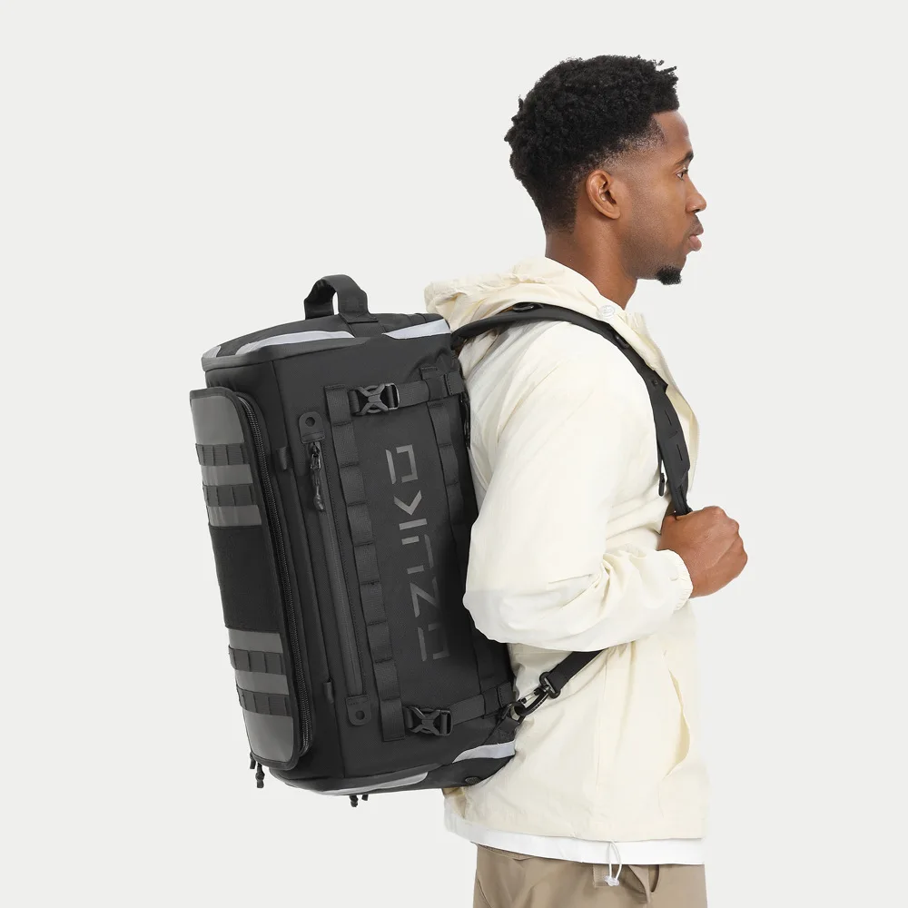 Large Capacity Travel Tote Bag, Short-Trip Business Backpack for Men with Dry and Wet Separation