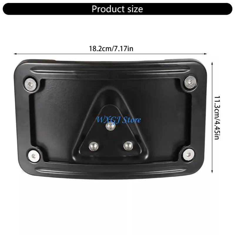 Picture 7: 37JE Universal Arched License Plate Bracket Rack for Motorcycle Applications