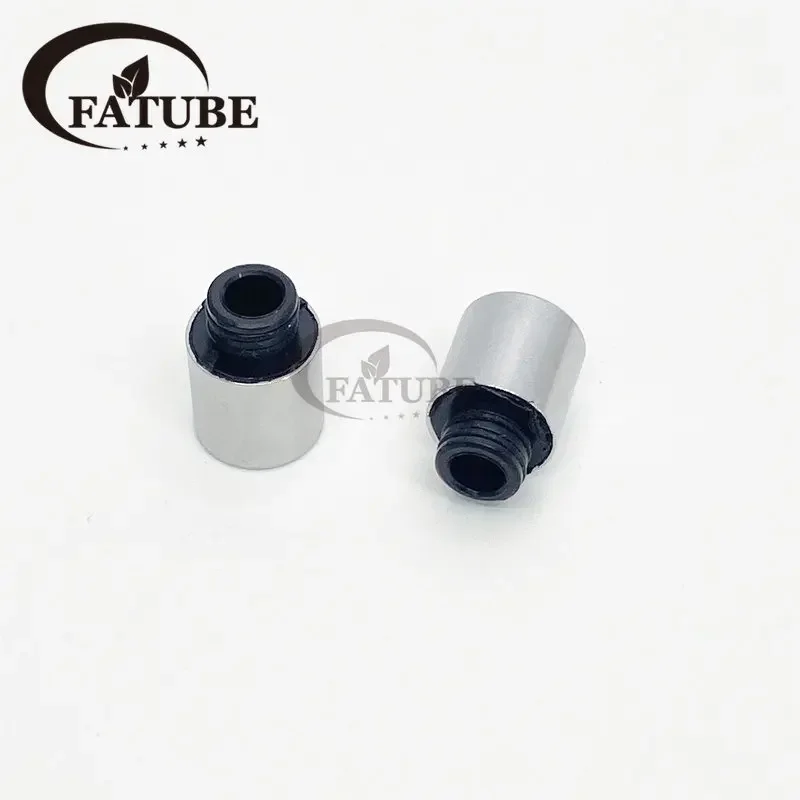 1 قطعة 510 قطعة فم من الفولاذ المقاوم للصدأ بطرف بالتنقيط لملحقات الماكينة لحماية التسخين باللون الفضي #5