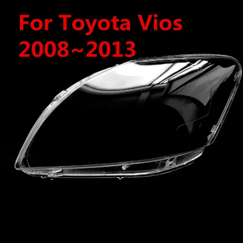 

HTTCY Корпус фары, крышка фары, прозрачные линзы из плексигласа, замена оригинального абажура для Toyota Vios 2008 ~ 2013