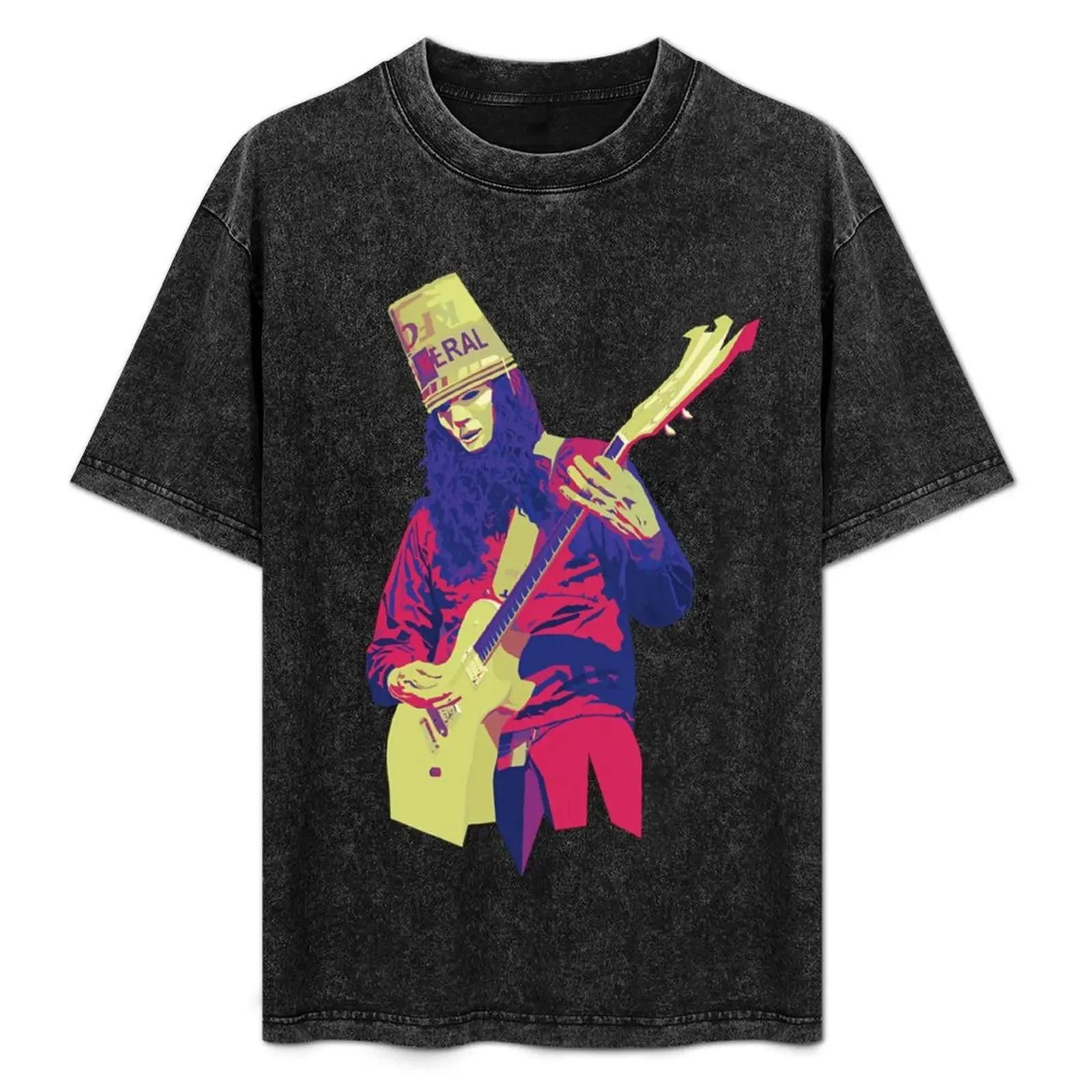 

Buckethead T-Shirt sublime vintage graphic tee boys whites men clothing