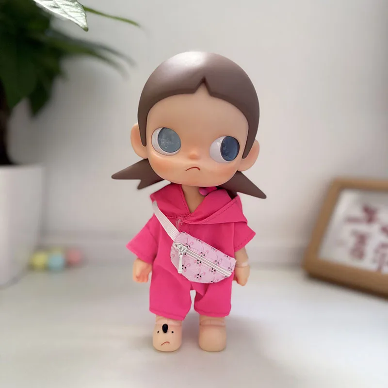 

2025 New Hot-selling 20cm BJD Doll Clothes Movable Cute Adorable Workwear Hooded Pants Funny Clothing Accessories