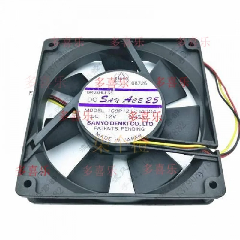

ZMZM для 109P1212H4D04 12025 DC12V 0,45A 12CM 3-проводной бесшумный охлаждающий вентилятор # А6–37