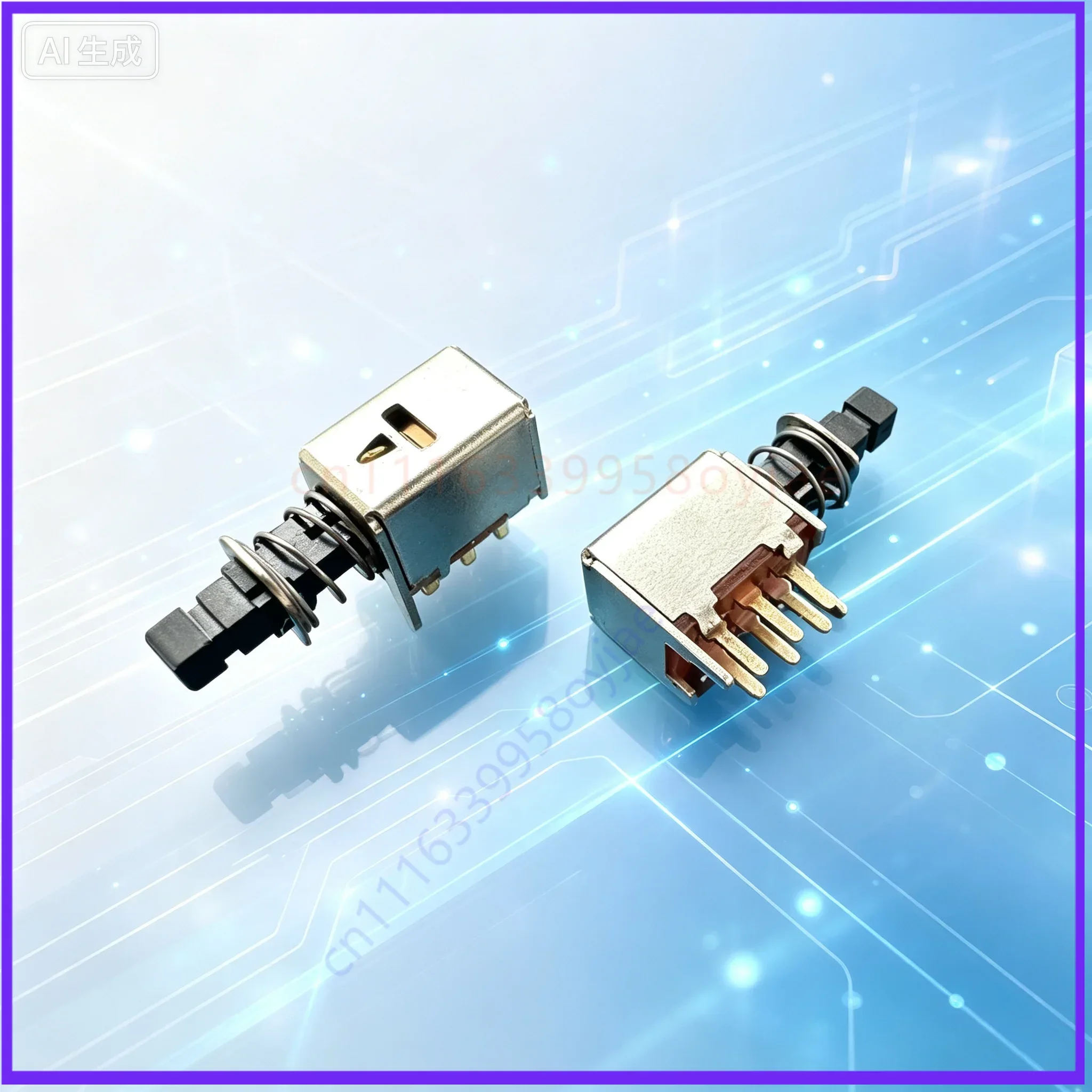 Horizontal Switch for A03 6 Pin Latching Button  50pcs