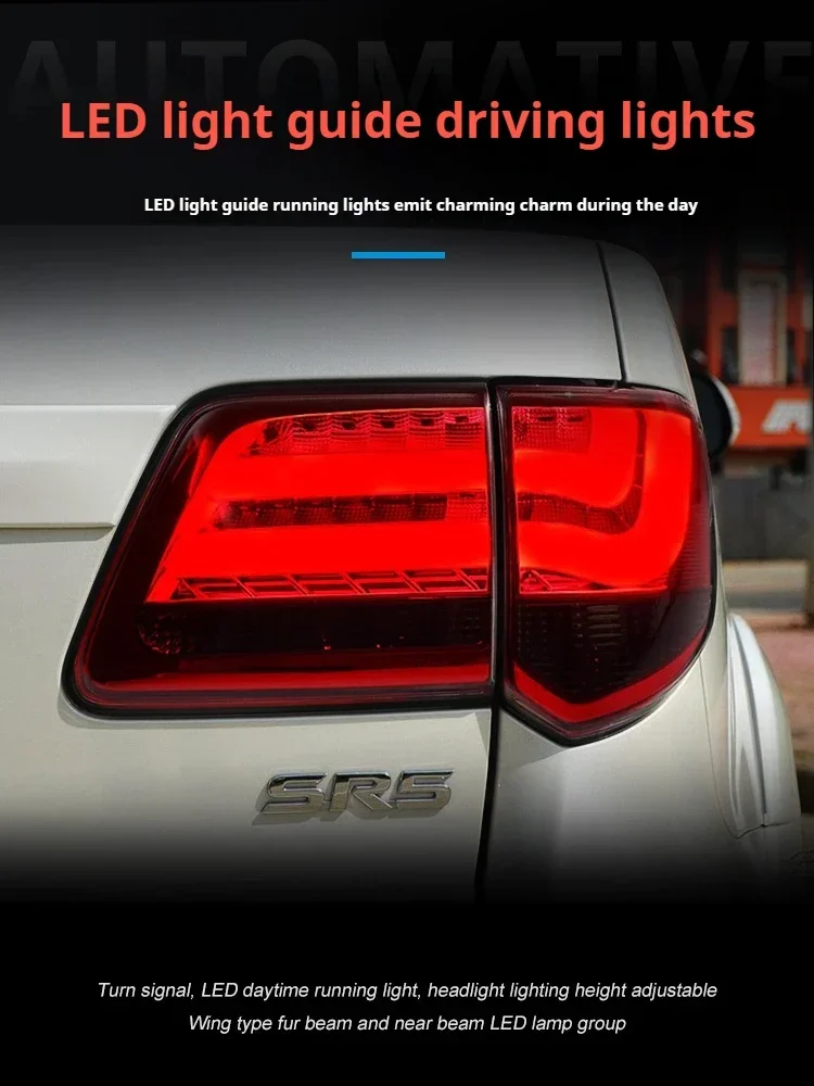 for Taillights 2011-2015 Fortuner LED Tail Lamp Dynamic Turn Signal Light Car Taillights Assembly FT Car Lights