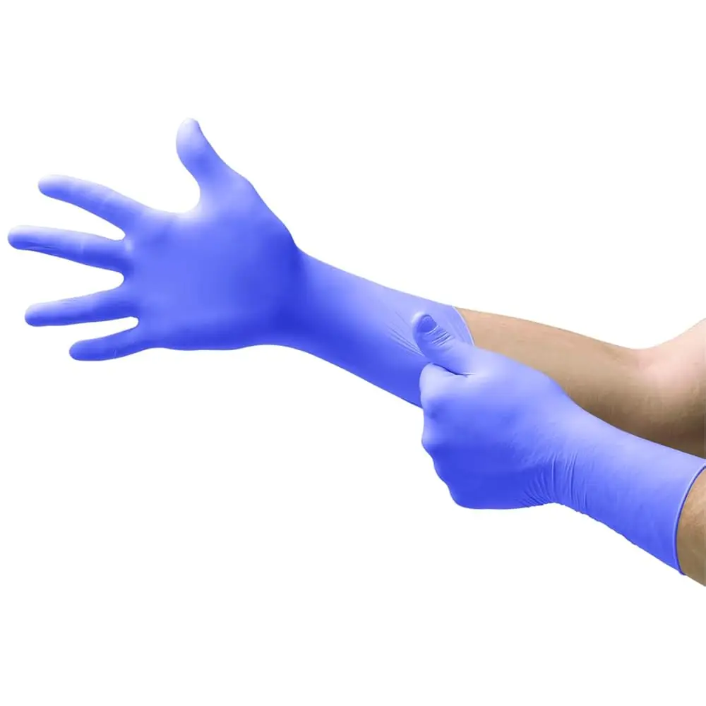 

Free Shipping Microflex SEC-375-M Supreno SEC375 7.9 Mil 11-1/2\ Disposable Nitrile Exam Gloves, Medium, Blue (Pack of 50)