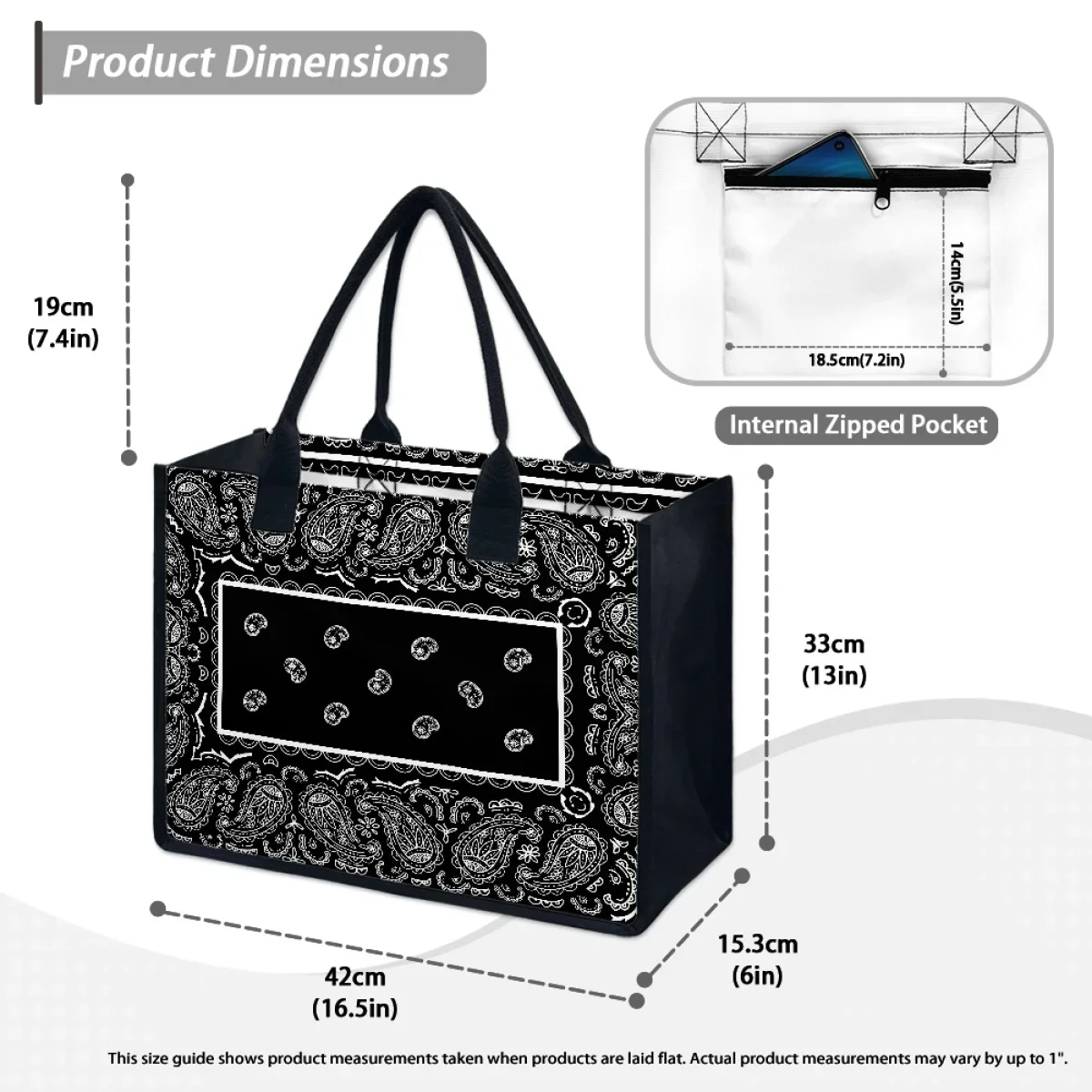 Women Zipper Shoulder Bag Paisley Pattern Small Canvas Handbag Casual Tote Female Eco Crossbody Bag Vintage Messenger Bags Totes